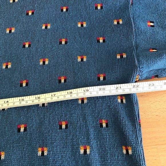 Men’s Vintage London Fog 100% Cotton Pullover Crewneck Sweater Medium - Picture 9 of 15